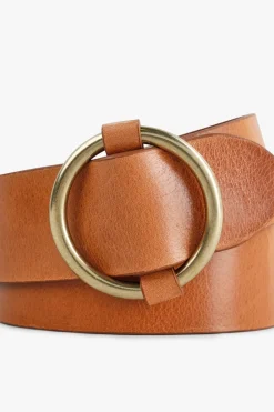 hush Belts|Brindisi Belt Tan/Gold