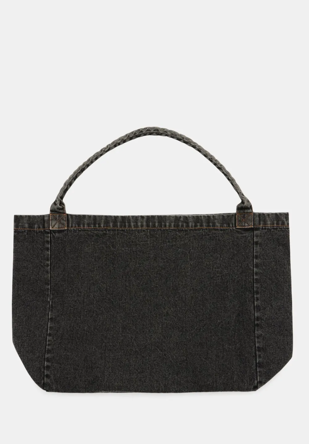 hush Bags|Britney Denim Tote Bag Washed Black