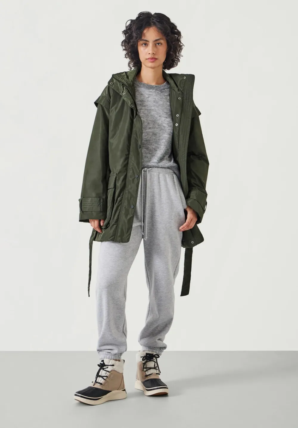 hush Jackets & Coats|Caden Utility Jacket Dark Khaki Green