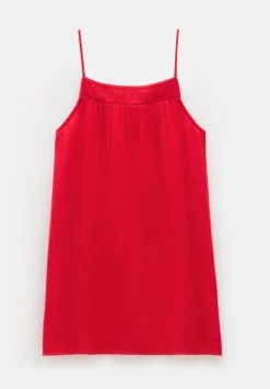 hush Dresses|Cali Cotton Gauze Mini Dress Red