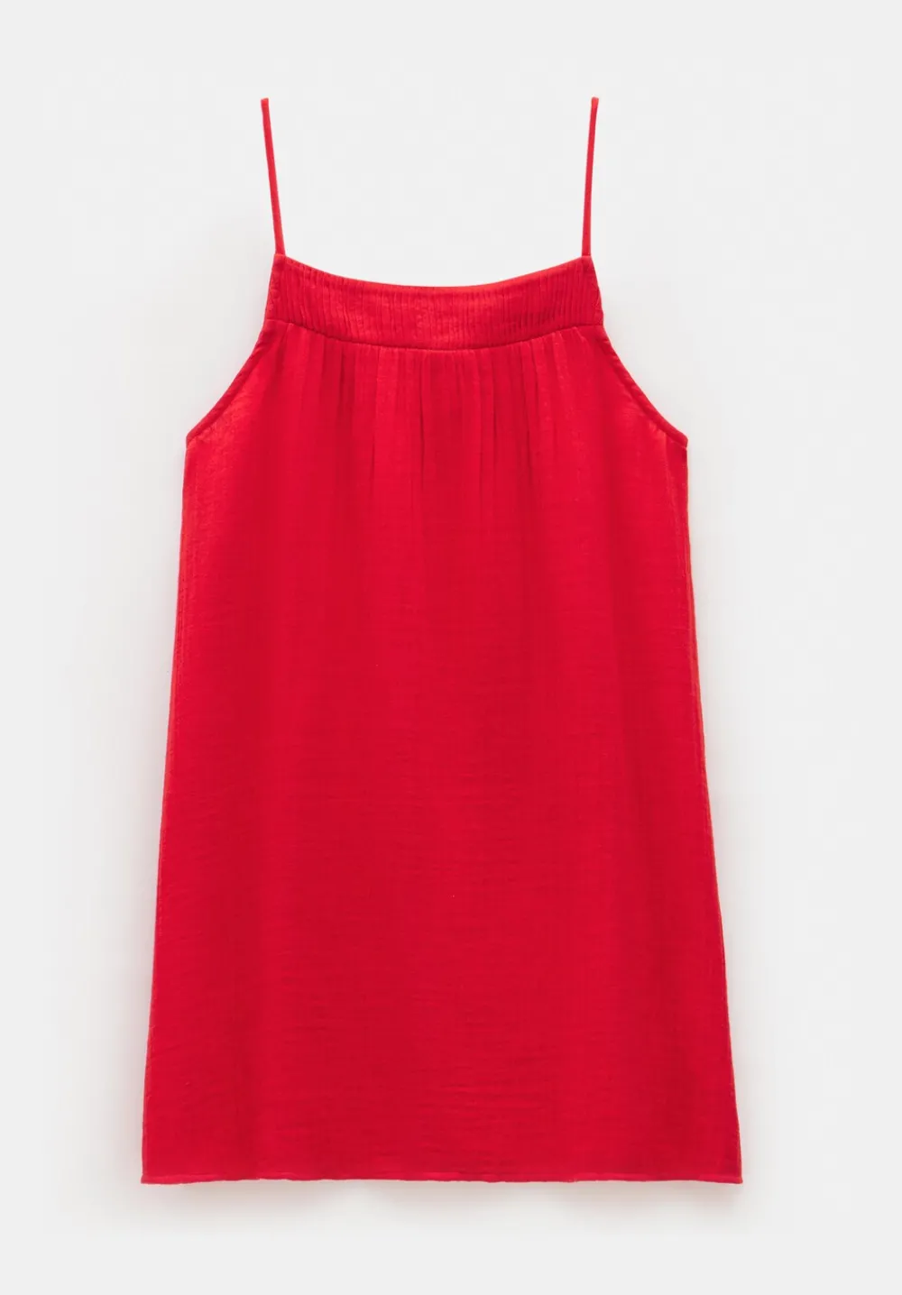 hush Dresses|Cali Cotton Gauze Mini Dress Red