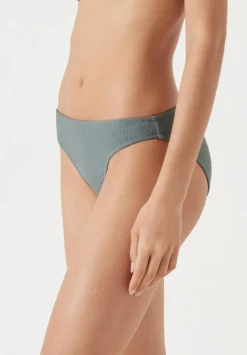 hush Swimwear & Beachwear|Cally Classic Texture Bikini Bottoms Sage Green