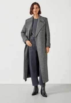 hush Jackets & Coats|Campbell Sequin Coat Grey