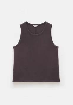 hush Tops & T-Shirts|Carla Relaxed Tank Top Chocolate brown