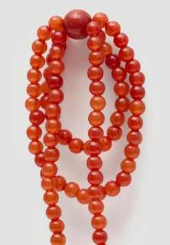 hush Jewellery|Cascading Beaded Earrings Ruby Red