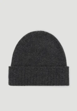 hush Hats|Cashmere Beanie Charcoal Marl