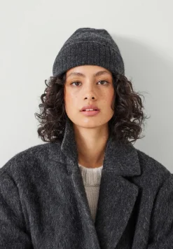 hush Hats|Cashmere Beanie Charcoal Grey Marl