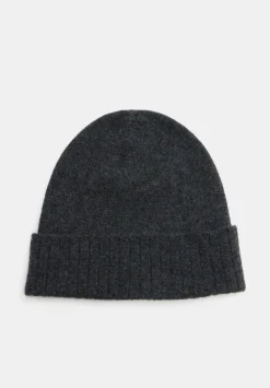 hush Hats|Cashmere Beanie Charcoal Grey Marl