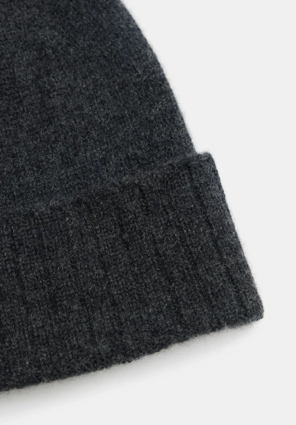 hush Hats|Cashmere Beanie Charcoal Grey Marl