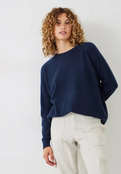 hush Jumpers & Cardigans|Cashmere Boyfriend Jumper Midnight Navy