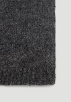 hush Scarves|Cashmere Scarf Charcoal Marl