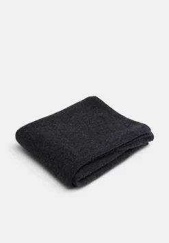 hush Scarves|Cashmere Scarf Charcoal Grey Marl