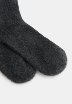 hush Socks & Tights|Cashmere Socks Charcoal Grey Marl