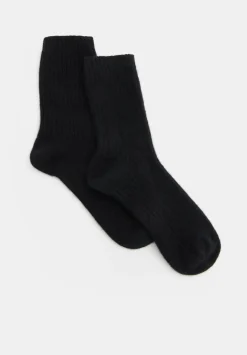 hush Socks & Tights|Cashmere Socks Black