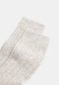 hush Socks & Tights|Cashmere Socks Grey