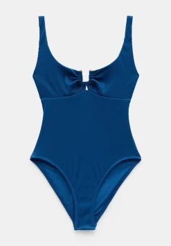 hush Swimwear & Beachwear|Celeste Rib Swimsuit Petrol