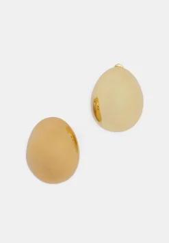 hush Jewellery|Chunky Pebble Earrings Gold