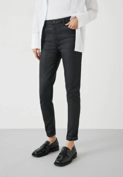 hush Jeans|Coated Jeans Black