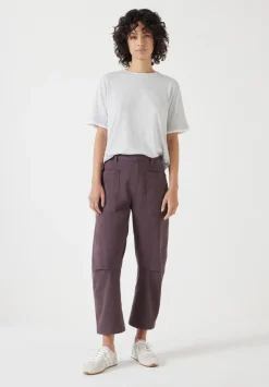 hush Tops & T-Shirts|Contrast Layer T-Shirt Grey Marl