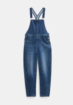 hush Jumpsuits|Dresses|Cordelia Barrel Leg Dungarees Mid Authentic Blue