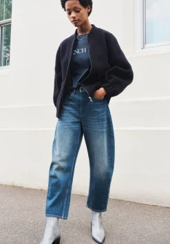hush Jeans|Trousers|Cordelia Barrel Leg Jeans Mid Authentic Wash