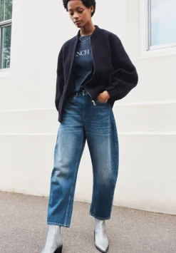 hush Jeans|Trousers|Cordelia Barrel Leg Jeans Mid Authentic Wash