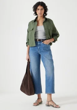 hush Jeans|Trousers|Cordelia Barrel Leg Jeans Mid Blue