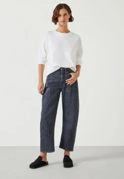 hush Jeans|Trousers|Cordelia Barrel Leg Jeans Washed Grey
