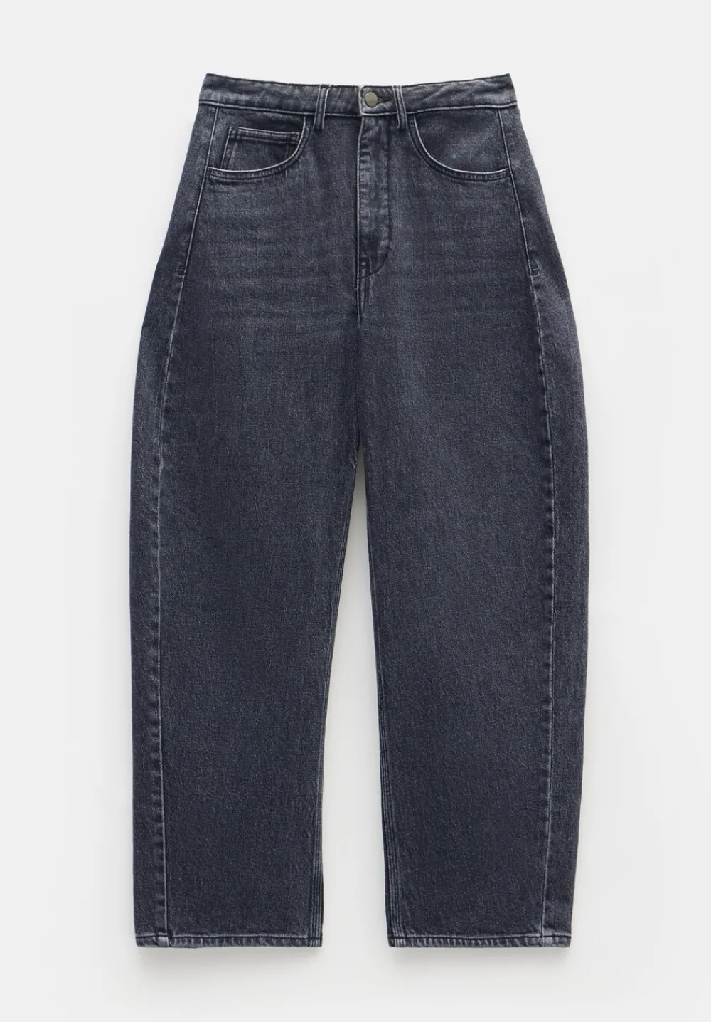 hush Jeans|Trousers|Cordelia Barrel Leg Jeans Washed Grey