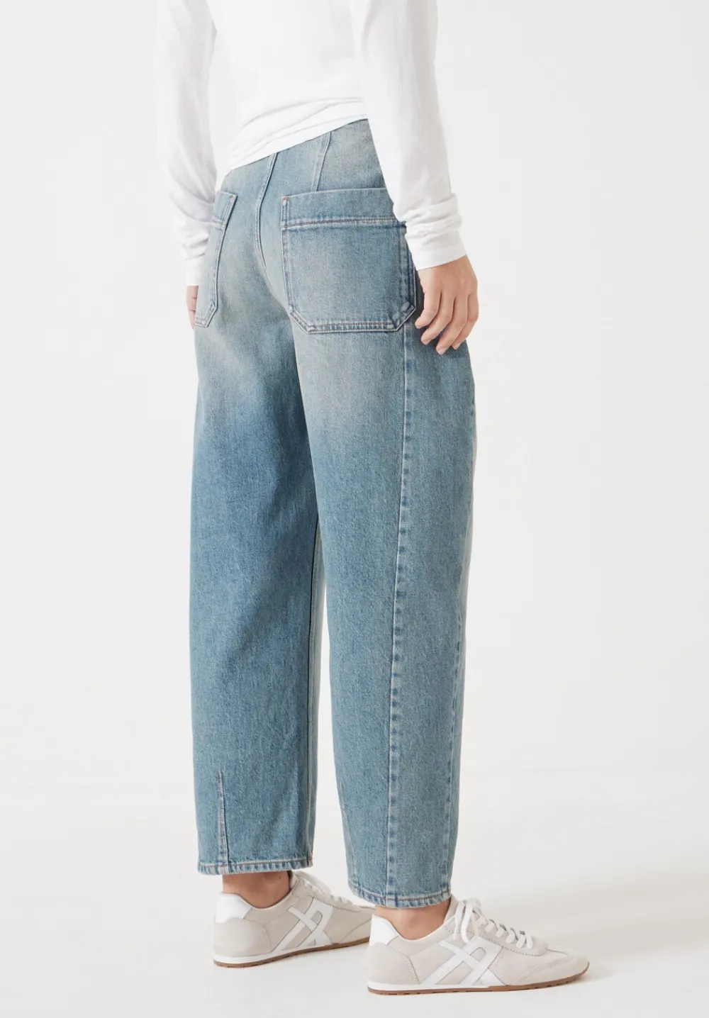 hush Jeans|Trousers|Cordelia Barrel Leg Jeans Light Blue Authentic