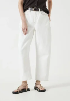hush Jeans|Trousers|Cordelia Barrel Leg Jeans White