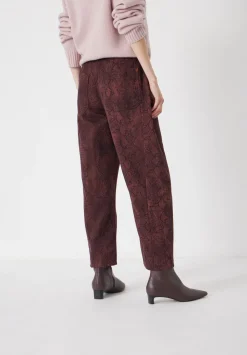 hush Jeans|Trousers|Cordelia Barrel Leg Snake Print Jeans Snake Print Brown