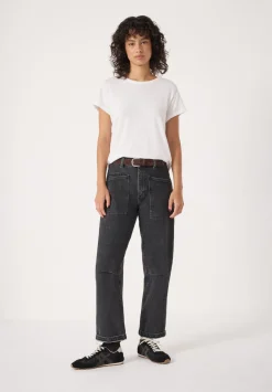 hush Jeans|Trousers|Cordi Barrel Leg Jeans Washed Black