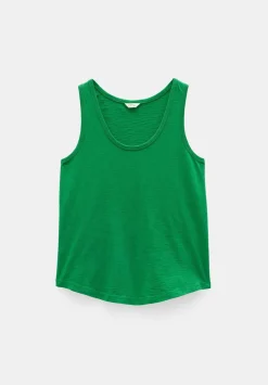 hush Tops & T-Shirts|Cotton Slub Tank Top Bright Green