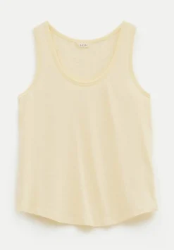 hush Tops & T-Shirts|Cotton Slub Tank Top Butter Lemon