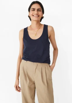 hush Tops & T-Shirts|Cotton Slub Tank Top Midnight
