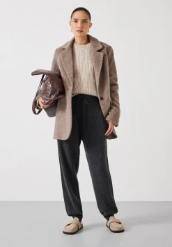hush Joggers & Leggings|Trousers|Daisy Merino Wool Jogger Charcoal Grey Marl