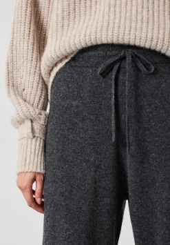 hush Joggers & Leggings|Trousers|Daisy Merino Wool Jogger Charcoal Grey Marl