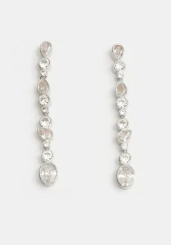 hush Jewellery|Daniella CZ drop Earrings Silver