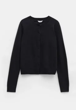 hush Jumpers & Cardigans|Daphne Cashmere Button Through Slim Cardigan Black