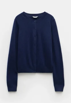hush Jumpers & Cardigans|Daphne Cashmere Button Through Slim Cardigan Midnight Navy
