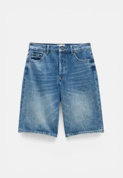 hush Shorts|Denim Bermuda Shorts Light Blue Authentic