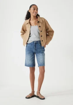 hush Shorts|Denim Bermuda Shorts Light Blue Authentic