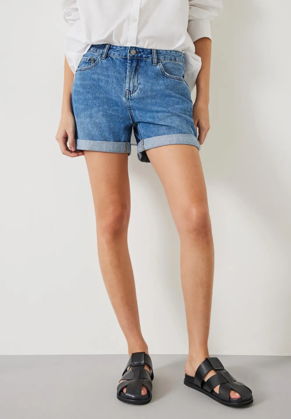 hush Shorts|Denim Shorts Light Blue Authentic