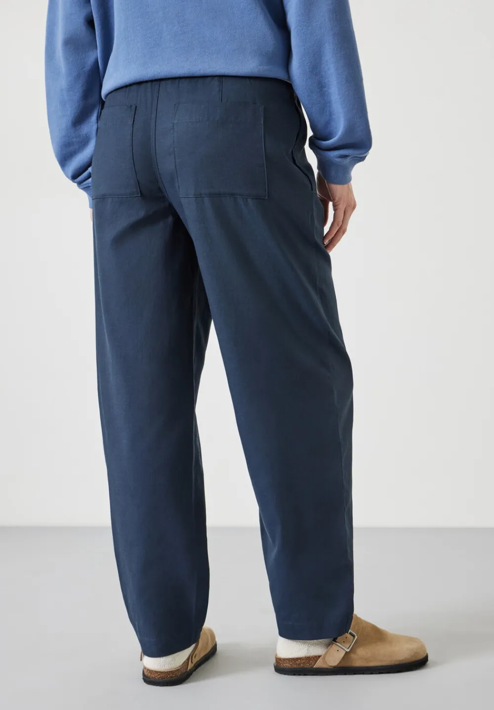 hush Trousers|Eleanor relaxed Trousers Dark Navy