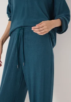 hush Pyjamas & Nightwear|Elle Supersoft Joggers Teal Blue