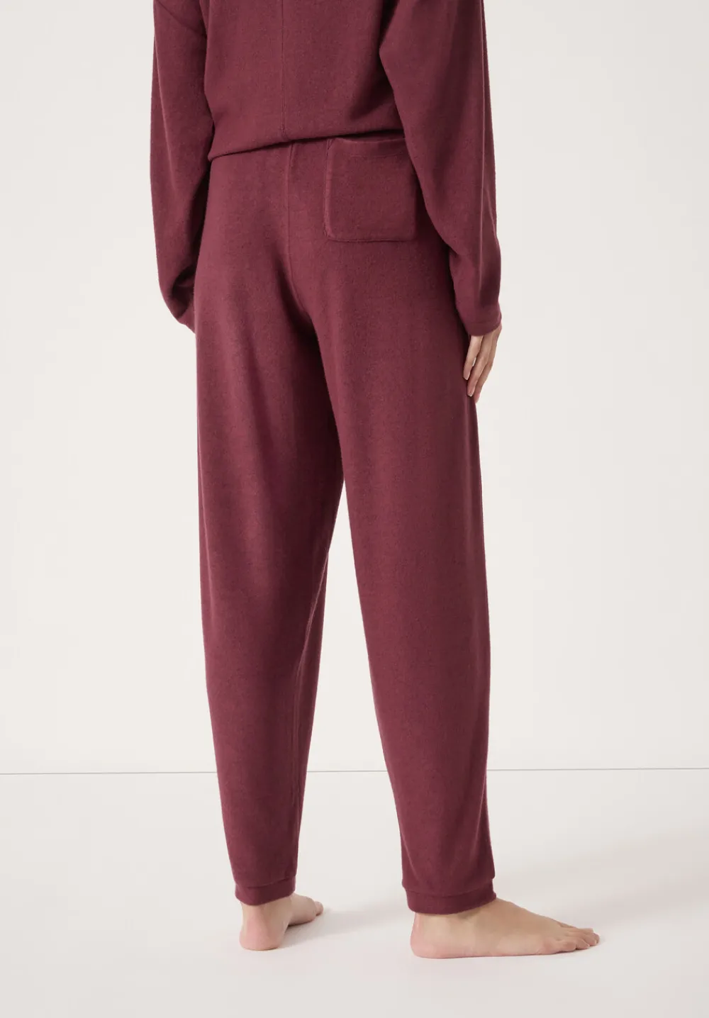 hush Pyjamas & Nightwear|Elle Supersoft Joggers Burgundy Purple