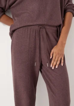 hush Pyjamas & Nightwear|Elle Supersoft Joggers Chocolate Melange