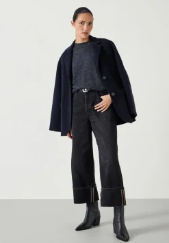 hush Tops & T-Shirts|Elle Supersoft T-Shirt Charcoal Grey
