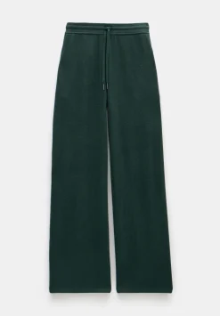 hush Joggers & Leggings|Pyjamas & Nightwear|Elle Supersoft Wide Leg Joggers Deep Green